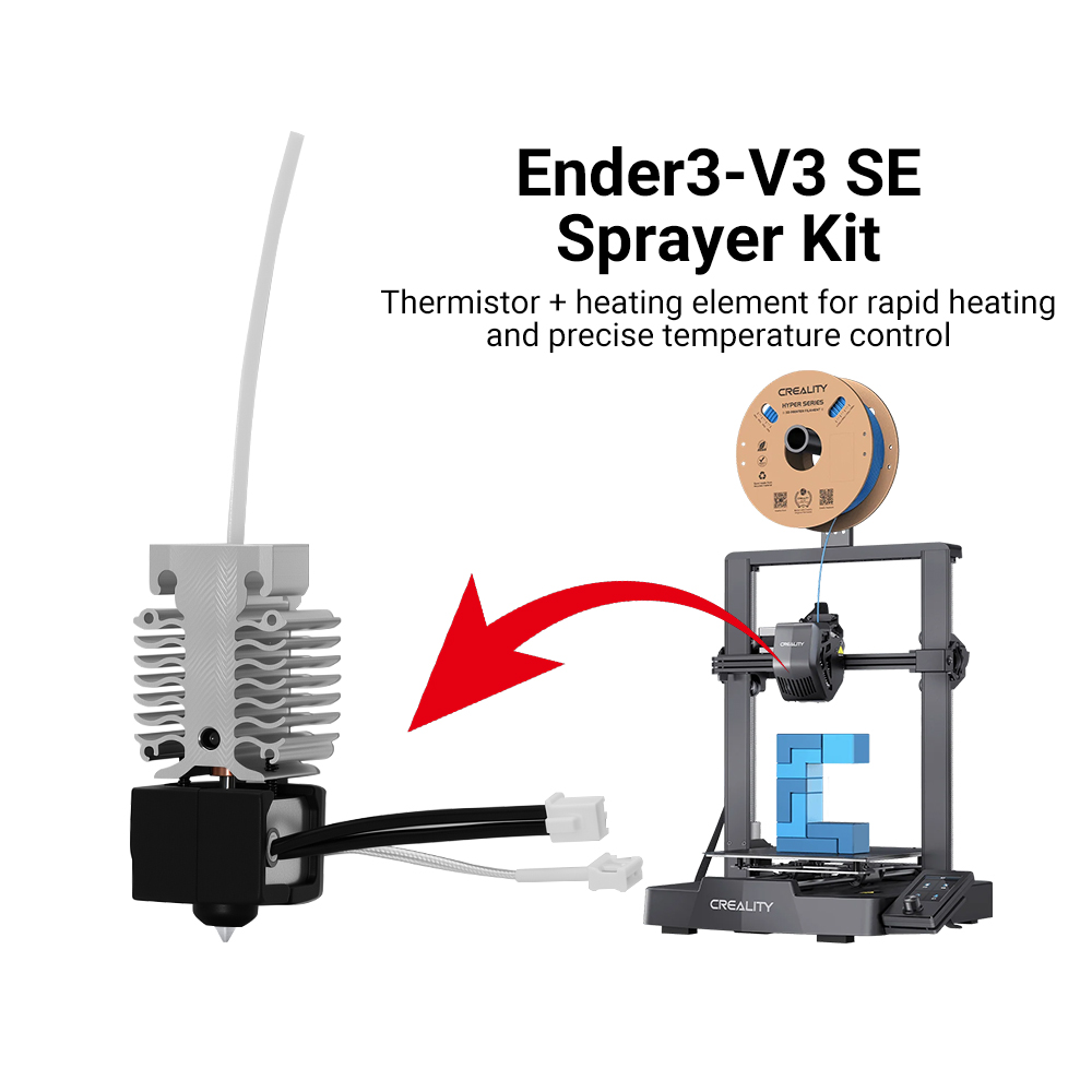 3D Printing Ender - オリジナル交換ヒートシンクアップグレード Hotend エンダー 3 V3 SE