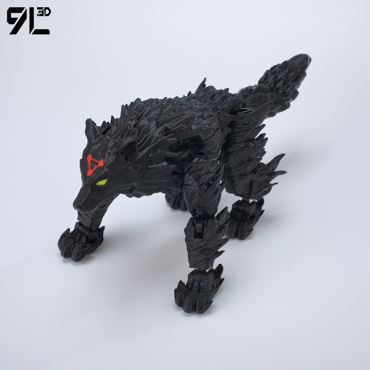 3D Printing Action Figure - 9L3D Lucky13 Dummy13 フォームアクションフィギュア玩具 3Dプリントアニメ多関節人形アニメキャラクターコレクティブル