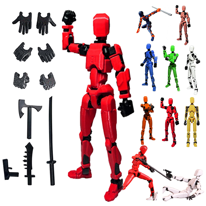 3D Printing Action Figure - 1 個 13 関節フィギュア関節可動ダミー人形 Diy 組立玩具