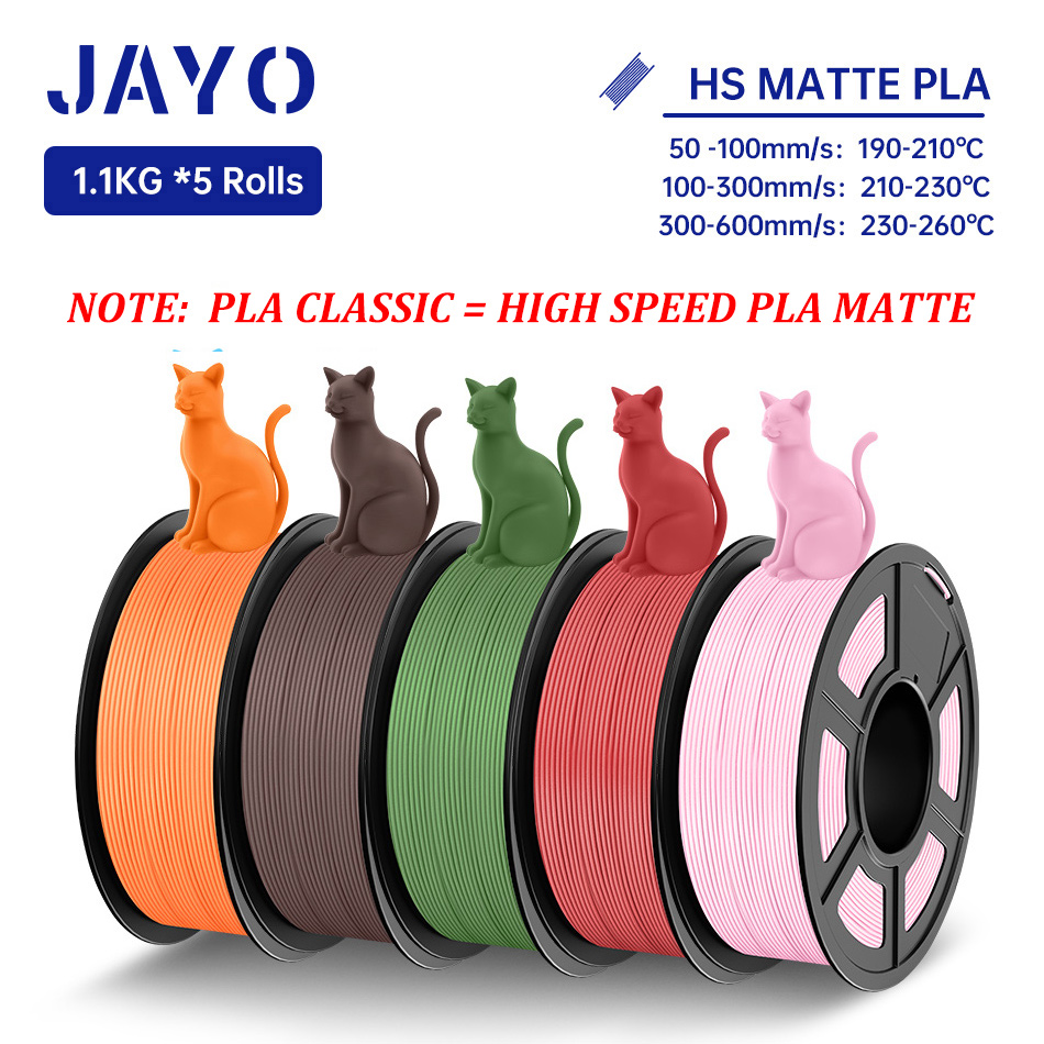 Tpu Flexible Filament - JAYO 高速 PLA マット 3D フィラメント
