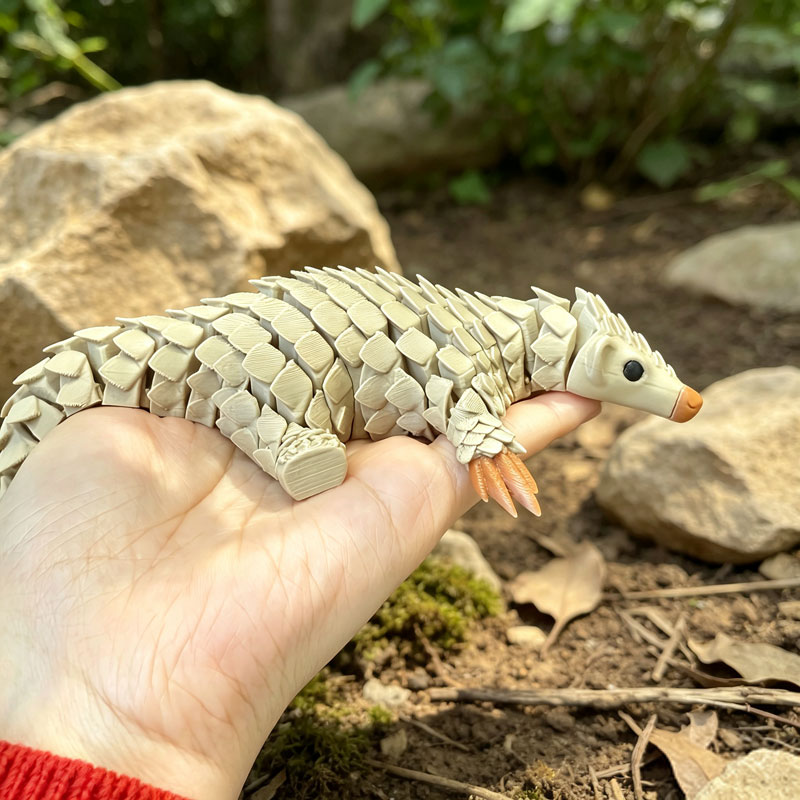 3D Printing Use - 3Dプリントアニメハリネズミ像 - 耐久性のあるプラスチック製グラデーションカラーの動物装飾、電気不要、屋内/屋外使用可能、PE