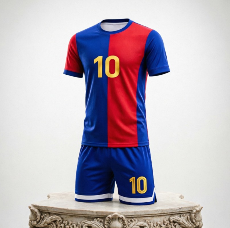 3D Printing Ai - 2026年ファッション新作 AIヤマル No.10 3D通気性サッカーウェア 夏用大人用Tシャツショーツ ルーズセット