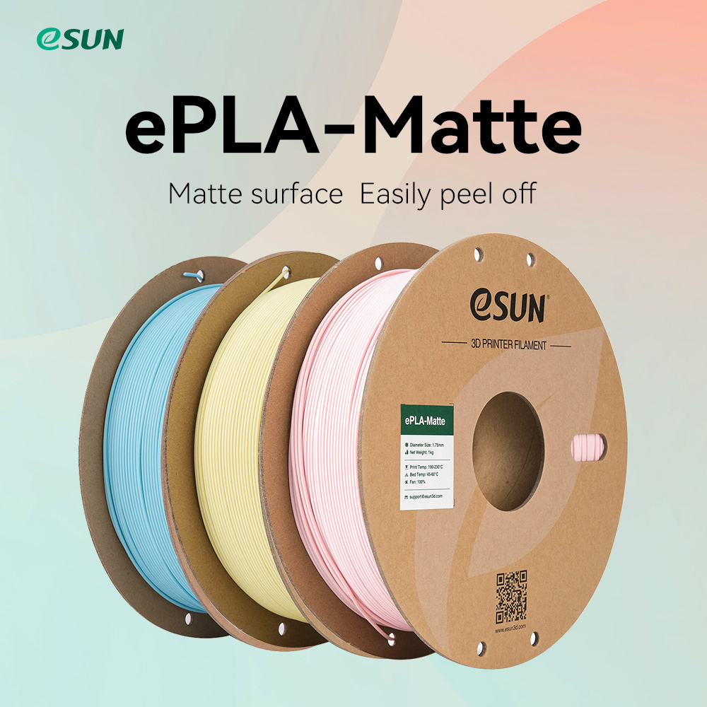 Tpu Flexible Filament - ESUN 3Dプリンターフィラメント PLA マット 1.75mm 1KG