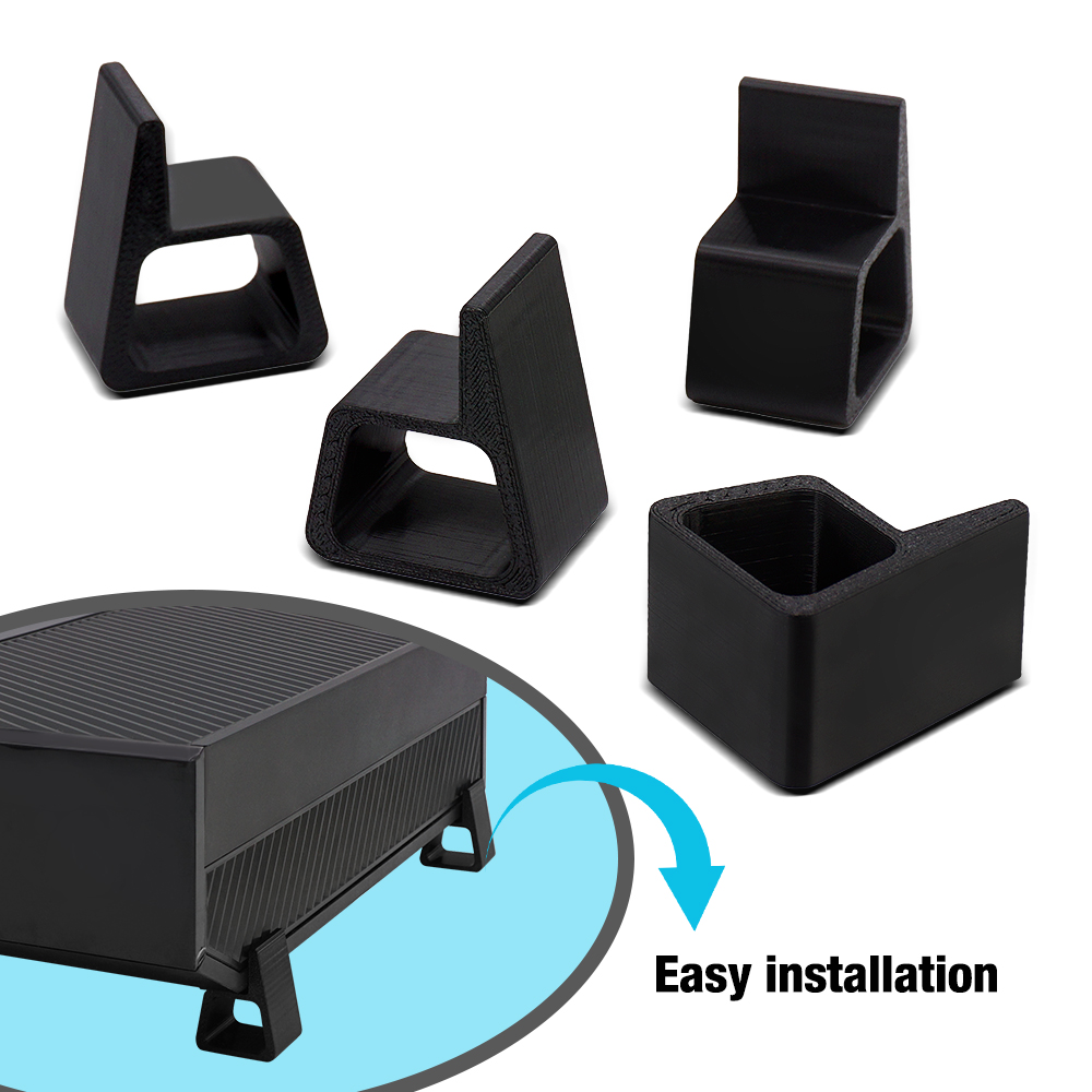 3D Printing Use - 4 in 1 カラフルで使いやすい冷却フットブラケット 3Dプリント水平スタンド Xbox