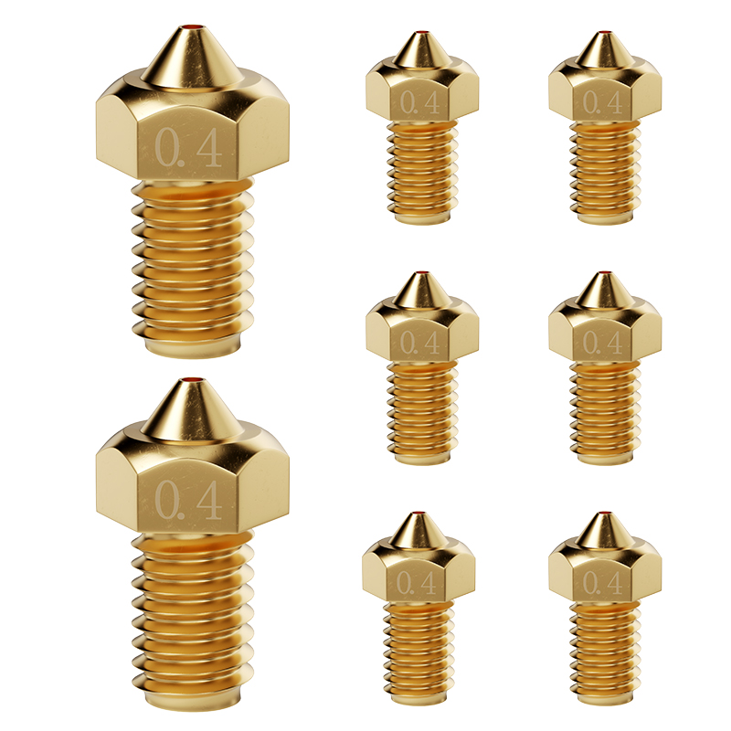 0.4mm真鍮ノズル 3Dプリンターホットエンド Anycu - 3D Printer Nozzle Brass のレビューと価格