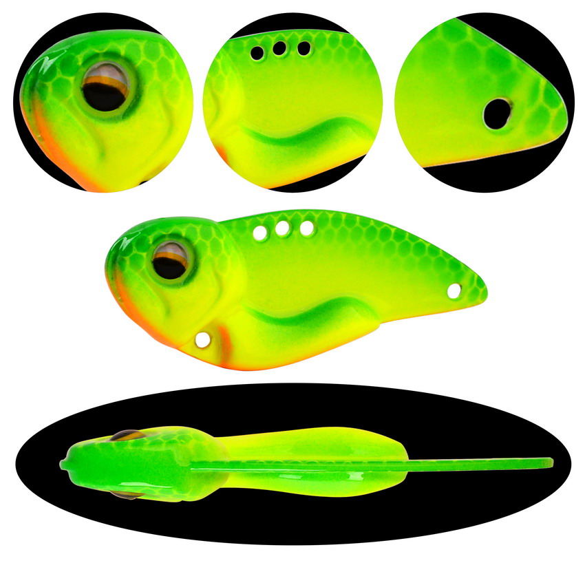 6個入り メタルVIBフィッシングルアー 7.3g 10g  - 3D Printing Lure のレビューと価格