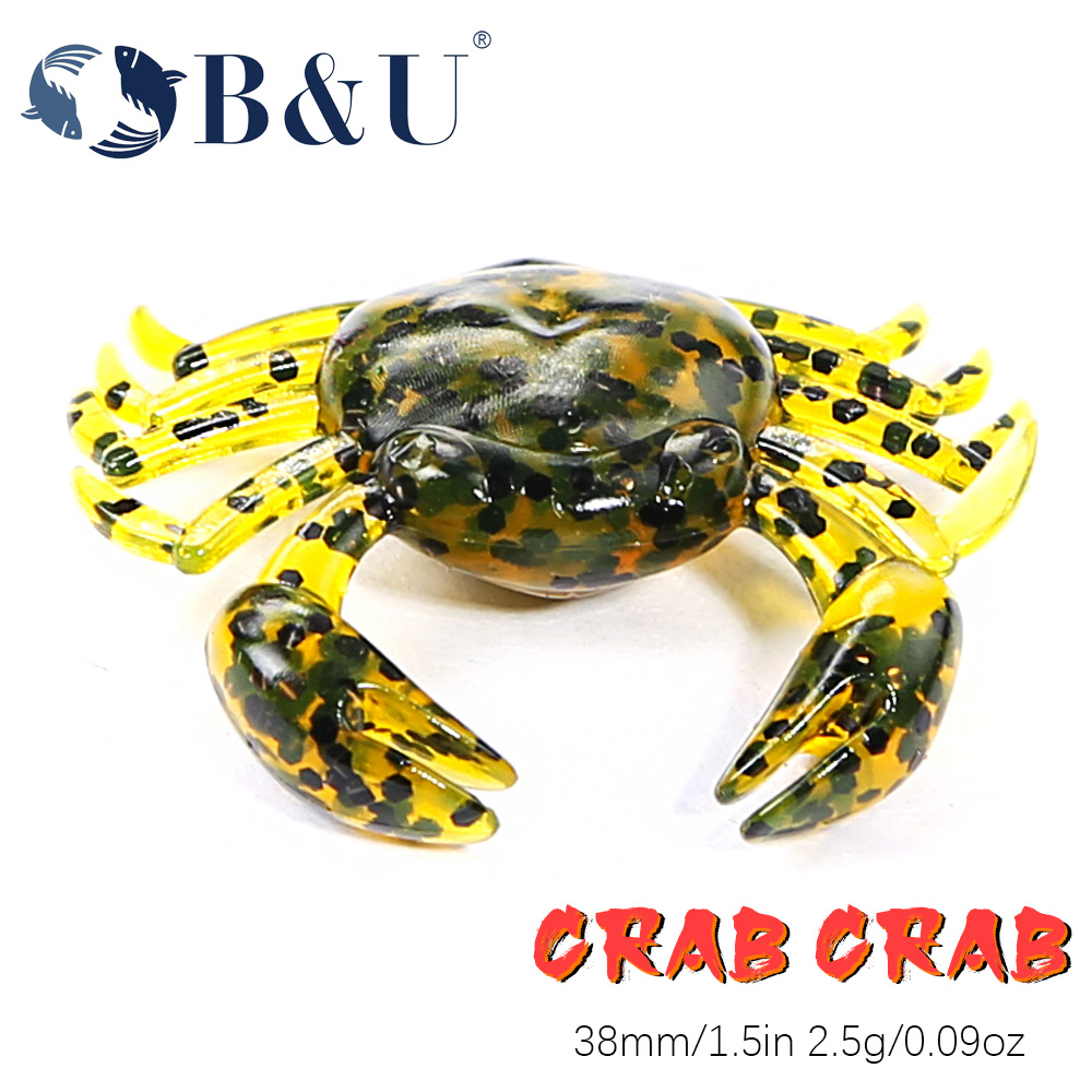 B&U 12 個カニルアー 3D シミュレーションカニ餌人工 - 3D Printing Lure のレビューと価格