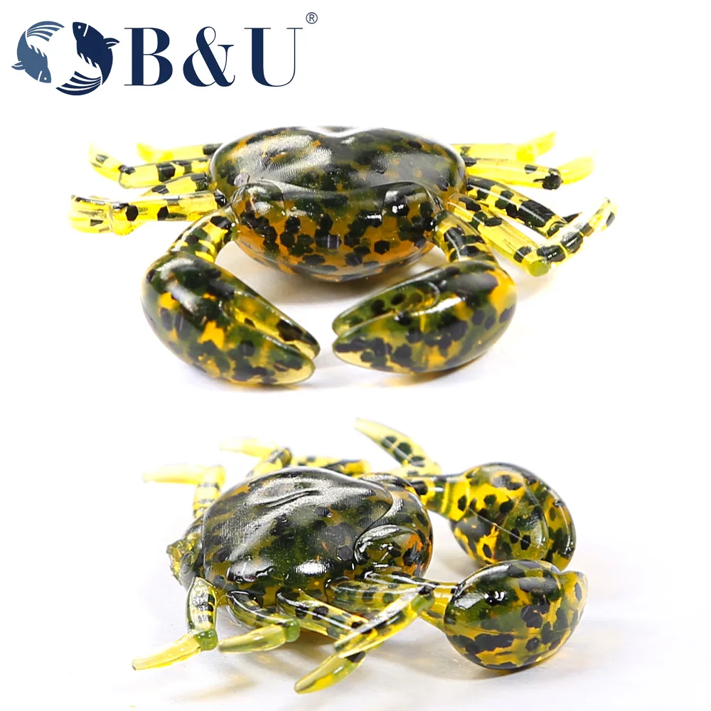 B&U 12 個カニルアー 3D シミュレーションカニ餌人工 - 3D Printing Lure のレビューと価格