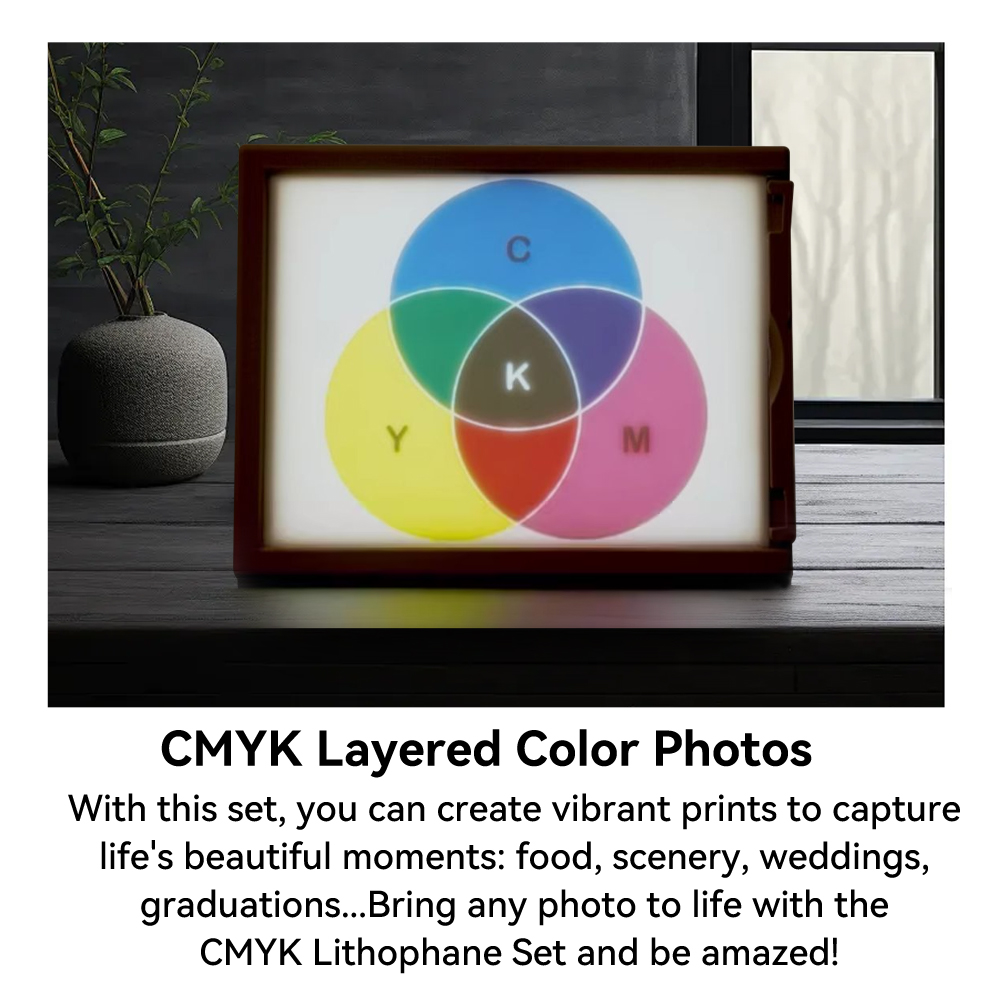 Bambu Lab リトフォーンLEDパネル CMYK LE - 3D Printing Foto のレビューと価格