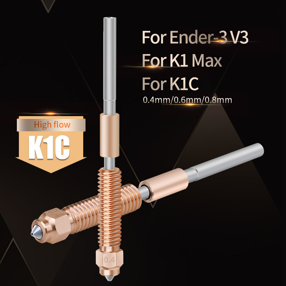 K1C ノズル用にアップグレードされたオールインワン クイッ - 3D Printer Nozzle Brass のレビューと価格