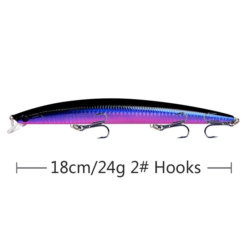 ミノー釣りルアーレーザーハード人工餌 18 センチメートル  - 3D Printing Lure のレビューと価格