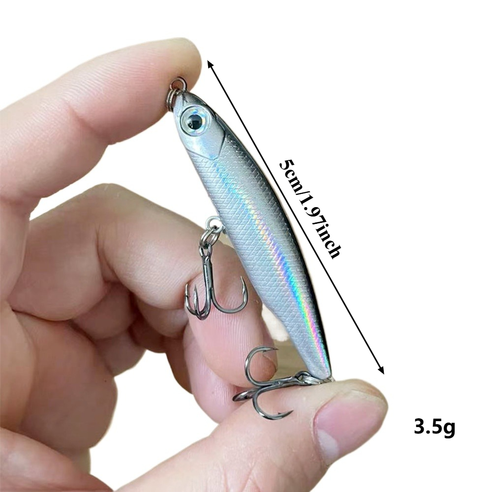 1 個 5 センチメートル 3.5 グラムシンキングペンシル - 3D Printing Lure のレビューと価格