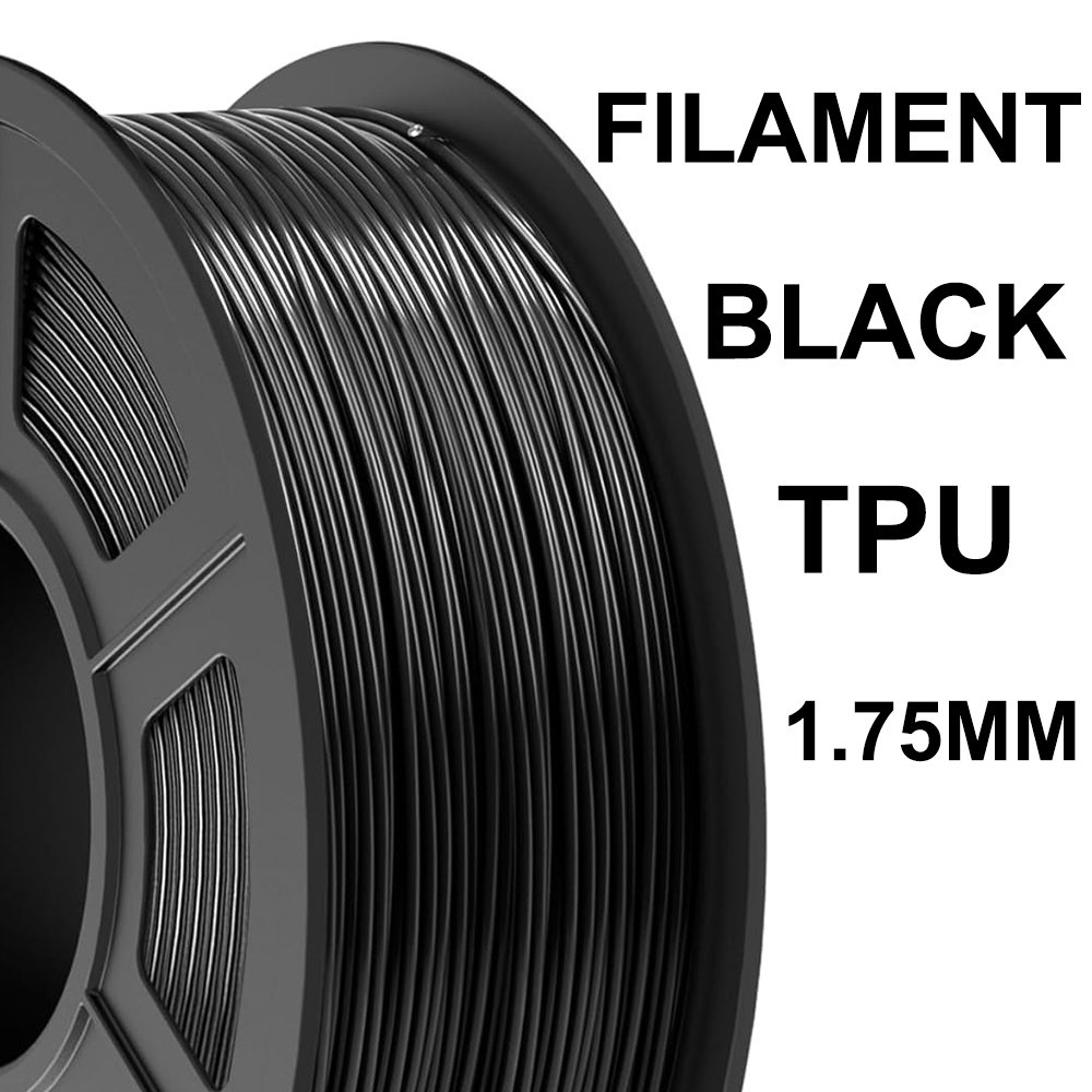 フレキシブルフィラメントTPUブラック3Dプリンターフィラメ - Tpu Flexible Filament のレビューと価格