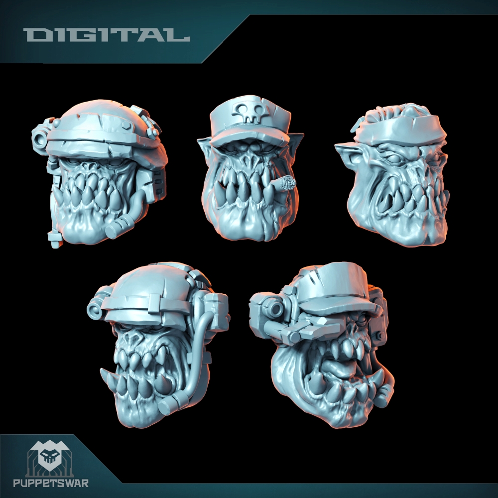 Orc Ultimate Badasses Squad、グリ - 3D Printing Action Figure のレビューと価格