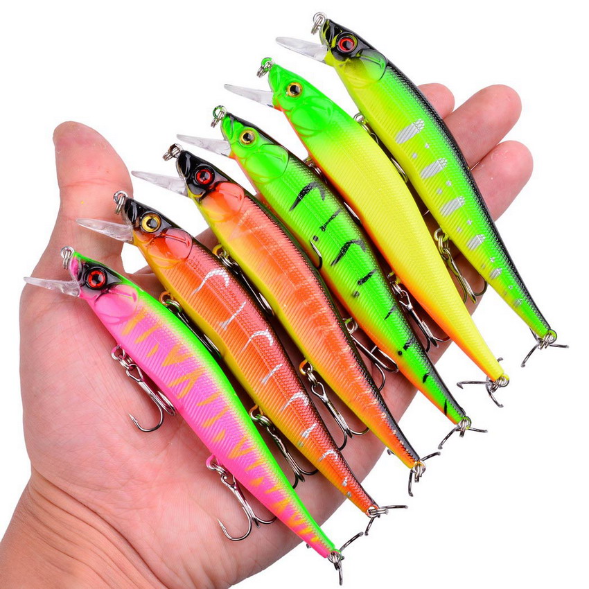 1 個釣りルアー 115 ミリメートル/14 グラムミノーク - 3D Printing Lure のレビューと価格