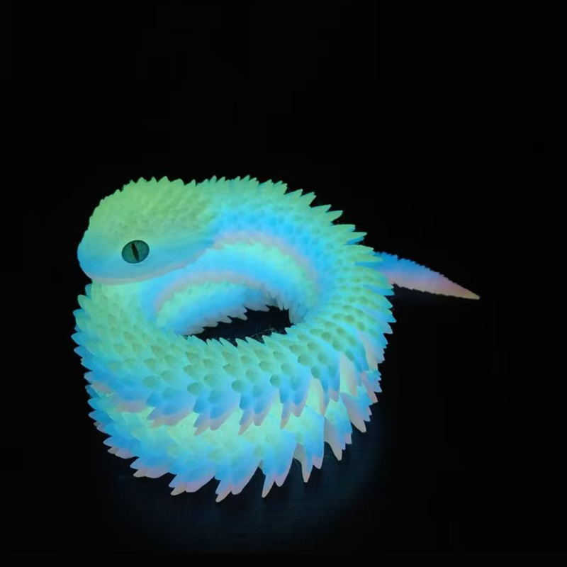 30/60/80 センチメートル 3D プリント発光ヘビ可動 - 3D Printing Action Figure のレビューと価格