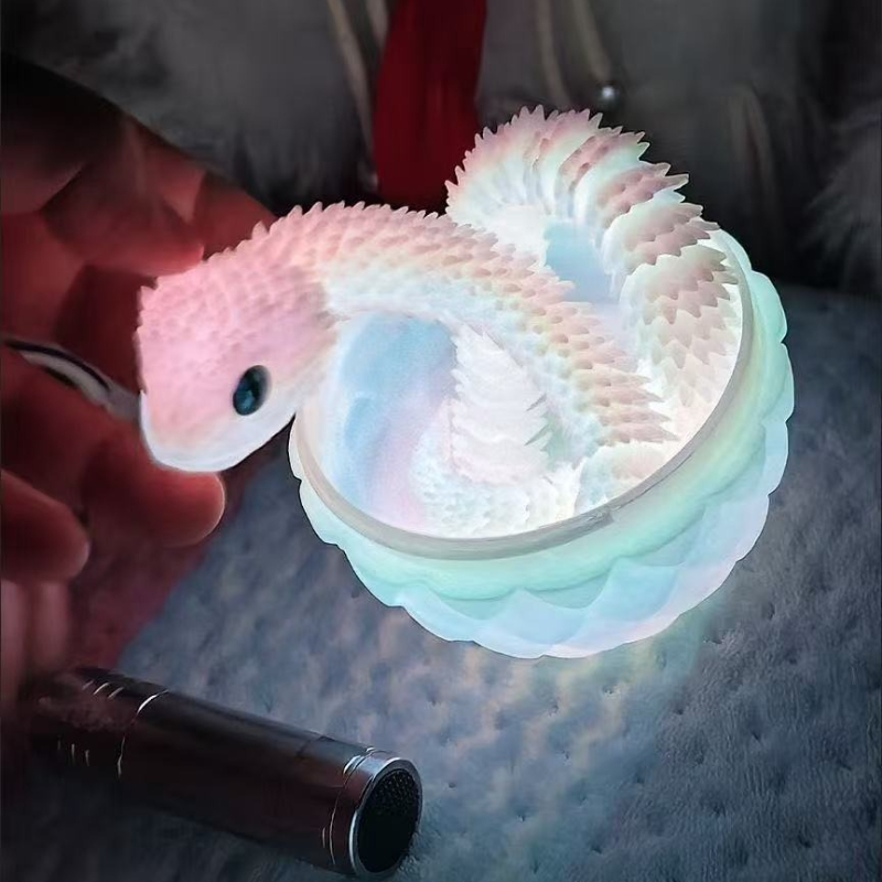 30/60/80 センチメートル 3D プリント発光ヘビ可動 - 3D Printing Action Figure のレビューと価格