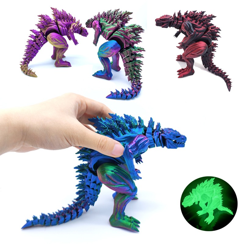 3D 印刷筋肉恐竜アクションフィギュアミニおもちゃモンスター - 3D Printing Action Figure のレビューと価格