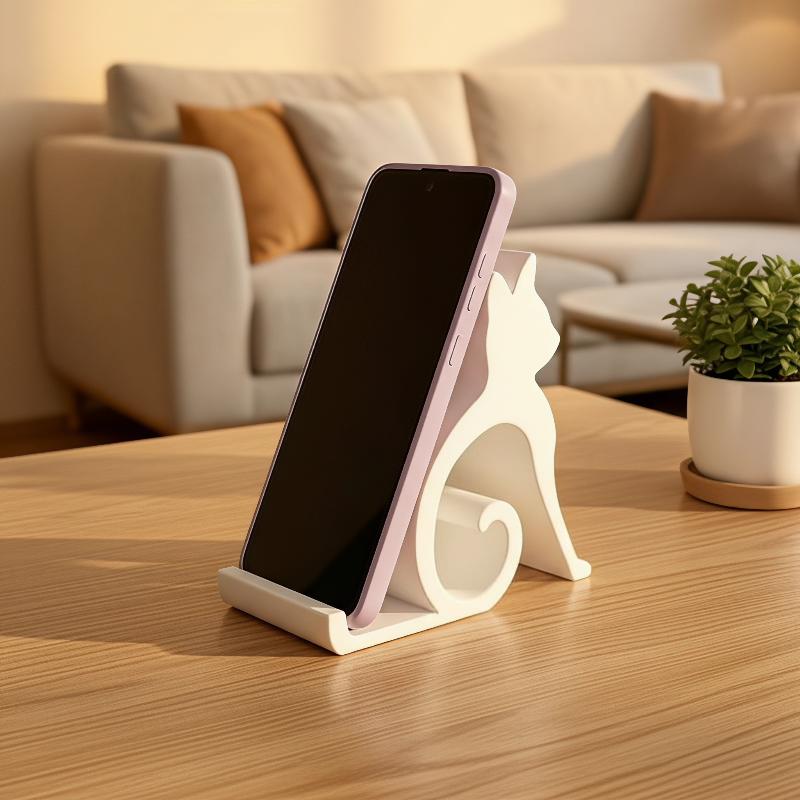 3Dプリントのかわいい子猫と犬のデザインのスマホスタンド、す - 3D Printing Use のレビューと価格