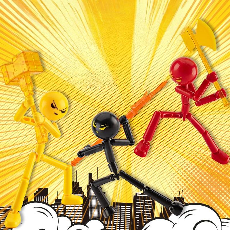 1セット可動式3Dプリントマネキン多関節スティックマンおもち - 3D Printing Action Figure のレビューと価格