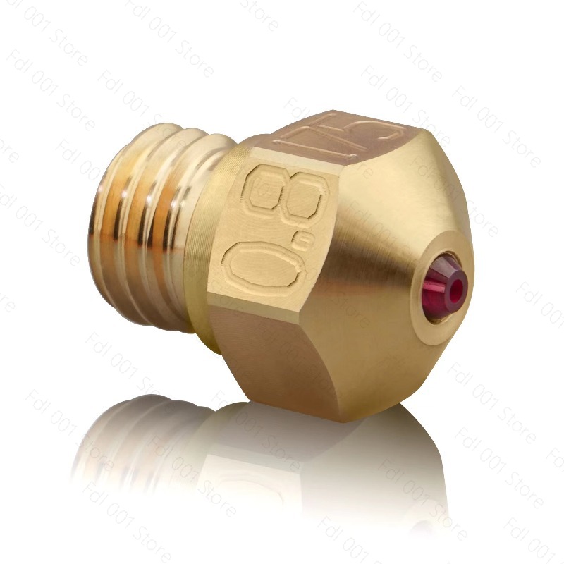 超耐摩耗性ルビーノズル MK8 0.4mm 3Dプリンター用 - 3D Printer Nozzle Brass のレビューと価格