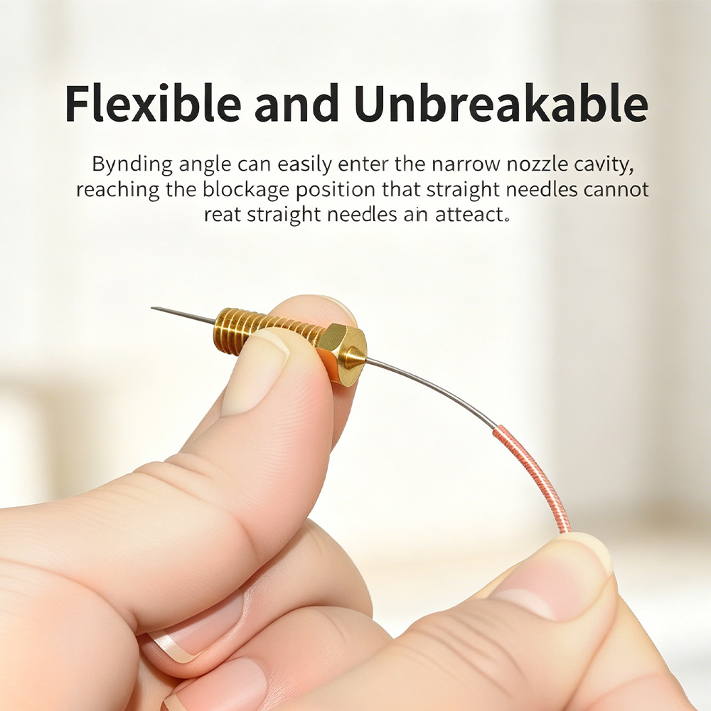 ノズルクリーニングニードルツールキット 0.2-1.0mm  - 3D Printer Nozzle Brass のレビューと価格