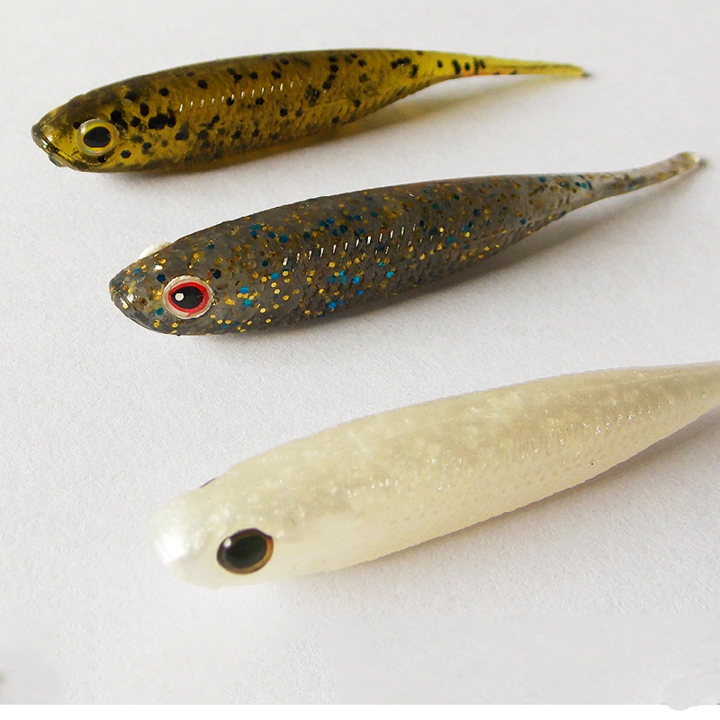 ESFISHING I 光沢のあるシャッド 10 個 70  - 3D Printing Lure のレビューと価格
