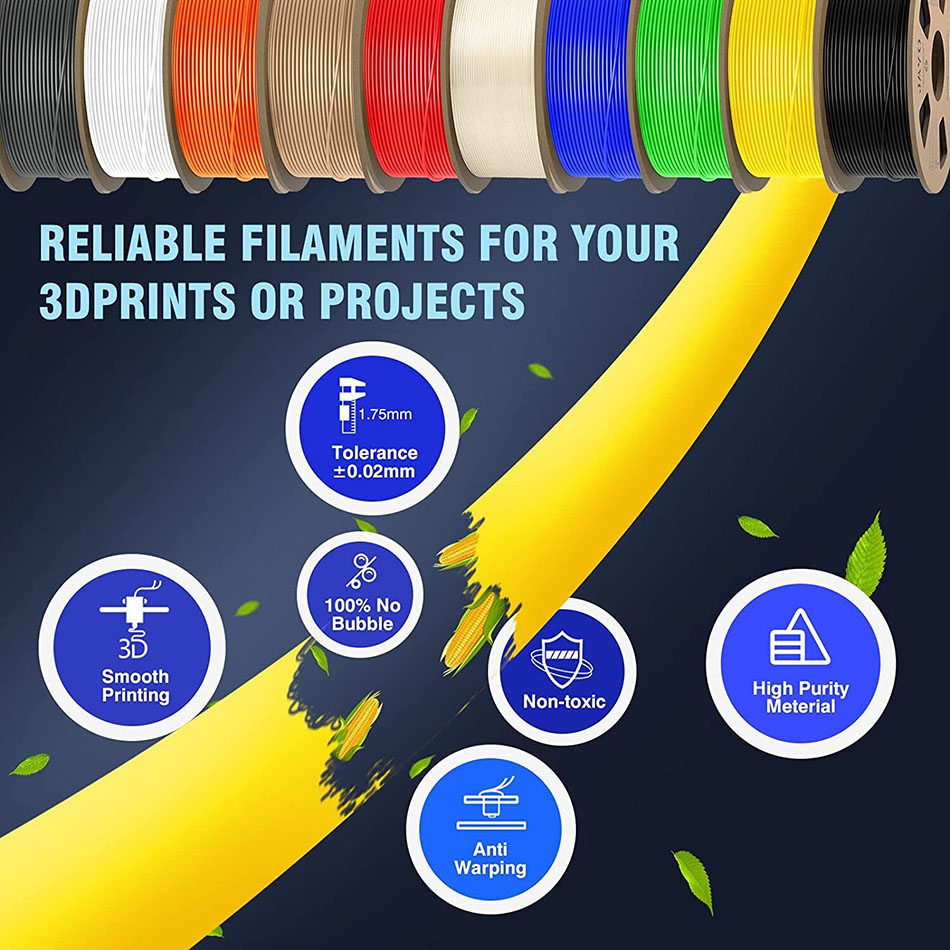 10ロールのJAYO-PLAメタabsスプール,3Dプリンタ - Tpu Flexible Filament のレビューと価格