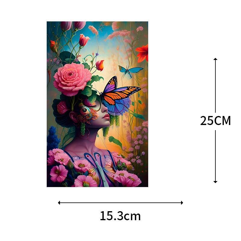 抽象的な絵画パターンの熱転写ステッカー,衣類の装飾,美しい女 - 3D Printing Ai のレビューと価格