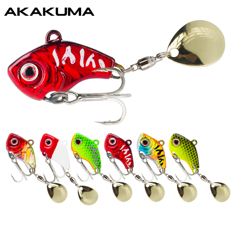 6PC 5g/7g/10g/14g/20g 回転メタルバイブ - 3D Printing Lure のレビューと価格